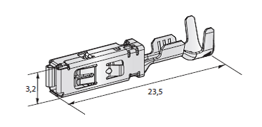 HP6 280 HP6 280; Cable cross section: 1.5-2.5mm; Material: Cu Alloy-Sn; Contact surface: Sn - bulk 