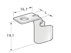 MIDI G90 - POL A - Hole: M5 - Cable cross section: 10-20mm² - Material: Cu-Sn 