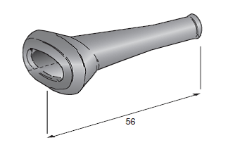 Rubber cap for 3-pin plug. 