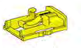 Power connectors accessories - CPA - color: yellow