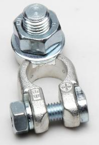 Battery clamp (+) - ring cable lug screw connection M10 - 20mm 