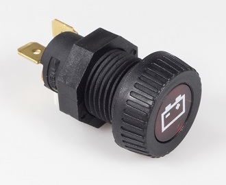 Indicator Light - Red - Battery Charge Control - Merit (H91)