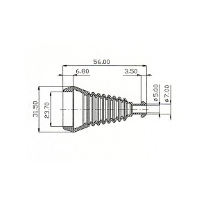 Cap for Connector - Superseal, 4-polig