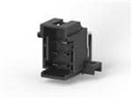 Connector JPT 3-row - 6-way. - 90 ° angled - solderable - color: black 