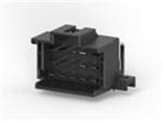 Connector JPT 3-row - 18-pol. - 90 ° angled - solderable - color: black 