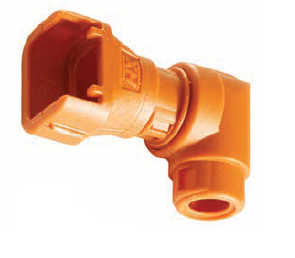 ABB - High Temperature External Hinged Connector 90° Elbow Swivel Interface - Series FCI Apex