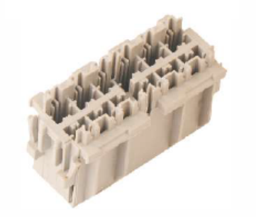 Modul Fuse Base Connector - 6-way - Material: Nylon6/66/FR
