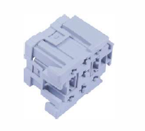 Modul Relaysocket with Secondaylock RBH - 9-way. - Material: Nylon6+10%GF/FR