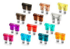 normOTO flat fuse 32 V DC 3A purple