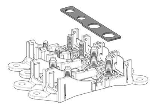 Bridge for MegaVal holder 5588-2 Midi + 2 Mega 