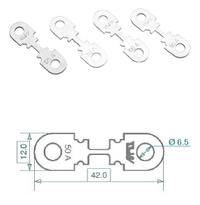 stripOTO Schraubsicherung 32 Vdc 40 A, O-Ausführung