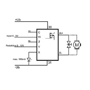 Proportionalregler 9-30V/7A - 40 x 30 x 30mm - CAN-Bus