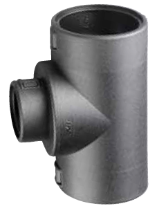 ABB - External Hinged T-piece - Series TPS - for Conduit (NC: 20/16/16 - NW:17/13/13) - Color: black - Material: PA6