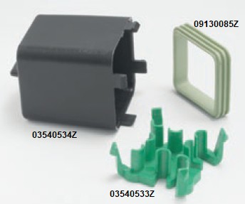 SPLASH PROOF COVER FOR: 4-POSITION MINI FUSE MODULE