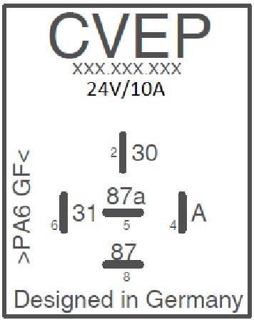 timer relay 24V 10/15A - switch-off delayed - time free programable