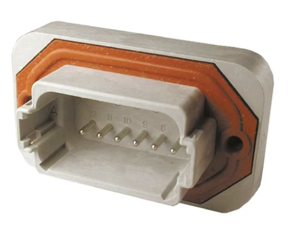 Connector housing series DT15-12P for PCB - sealed