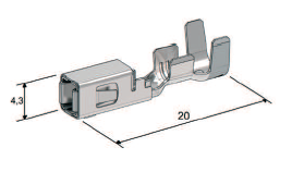 [1108339] MINI 280 MINI 280 WP; Cable cross section: 2.5-4; Material: CuFe-Sn 
