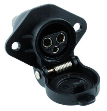 [151130] 3-pin socket 6V-24V 16A 