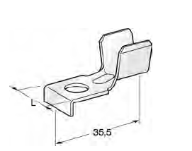 [1606991] Ring cable lug SQR A - L: 16 - Hole: M8 - Cable cross section: 10-20mm² - Material: CuZn-Sn 