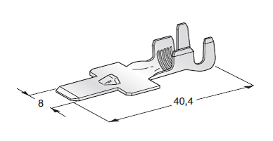 [1707685] MAXI M800; Cable cross section: 6-8; Material: Cu-Sn coil 