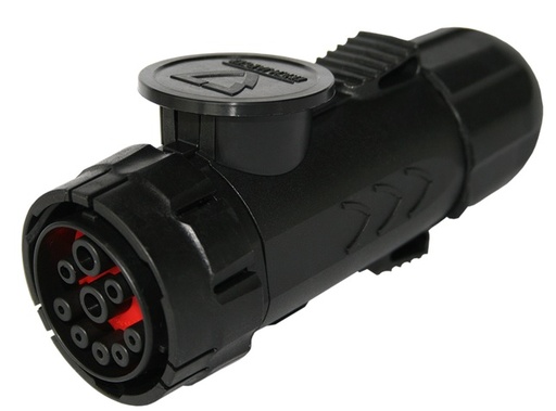 [251284] 9P / 12V "ISOBUS (IBIC)" plug (ISO 11783-2) 