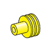 [4407740] For SEAL CONNECTORS - rubber - cable cross-section: 0.5-1mm² - material: silicone - color: yellow 