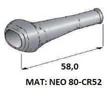 [4520925] Rubber cap for Superseal connector housing 4-pin.