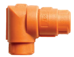 [CHI08-90-AS3] ABB - High Temperature External Hinged Connector Interface - AMP AS Superseal 90° Elbow Swivel Interface - NC 08 - NW 7,5