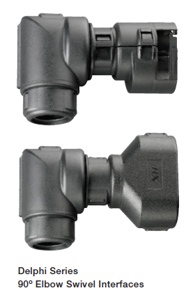 [CI08-90-MP2] ABB - External hinged connector interfaces - Series Delphi - 90° Elbow Swivel Interfaces - NC 08 - NW 7,5