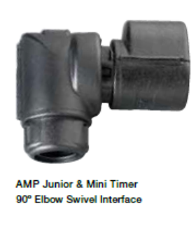 [CI10-90-AM3] ABB - AMP 90 Degree Elbow - Junior Mini Timer Swivel Interface 3-way - NC10