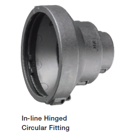 [CI20-A31] ABB - In-line Hinged Circular Fitting NC 20 - NW 17