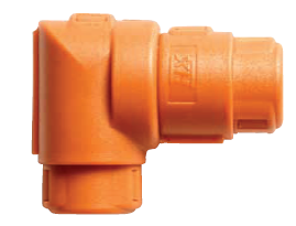 [CIH10-90-AM4] ABB - High Temperature External Hinged Connector Interface - Series AMP Junior & Mini Timer - 90° Elbow Swivel Interface