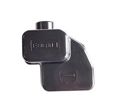 [CMA10N] Covers made of PE-LD - angled for offset screw connection - color: black