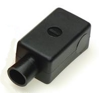 [CR.1.0005] Terminal Cover - Rubber - straight - for 10-70mm² - black
