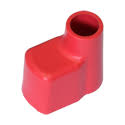 [CR.1.0016] Isolierkappe für Ringkabelschuh / Polabdeckung - rot - 29mm² / 693N