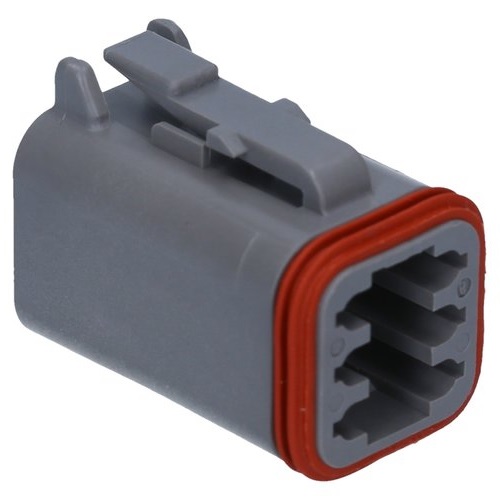[DT06-6S] DEUTSCH Socket Housing 6-pole DT-Series without bracket