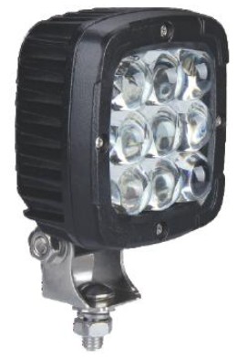 [LA.X.0002] work-light - LED (9x SMD LED) 27W - IP6K9K - Spot
