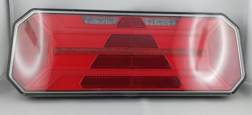 [LR.X.0007] LED Rear Light squere - Function: Tail/Turn/Stop/Refector/Foglight - 10-30V - 18W - L:350/H:131/T:35mm - left