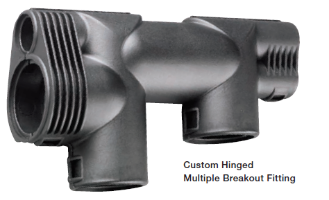 [MPS100] ABB - Custom Two Piece Multiple Breakout Fitting (NC 12/08/20/20/25/12 - NW 10/7,5/17/17/22/10)