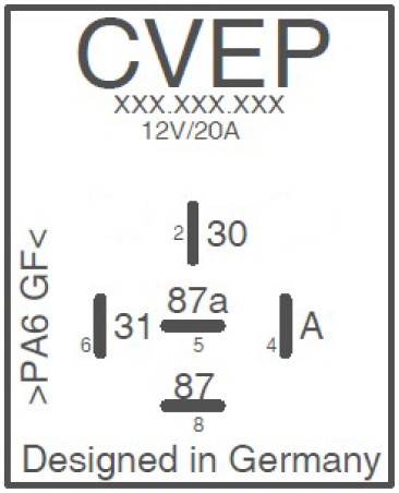 [SPW1220.5.1] Voltage Monitoring Relay 12V 20A - 11V on - 10V off - 0,1sec switch on-/switch off delayed