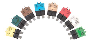 [SUNIM3A] Automatic Fuses 32VDC 3A - manual reset