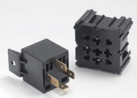 [03540542Z] Relay socket module 1-pin for special relays with up to 9 flat plug contacts