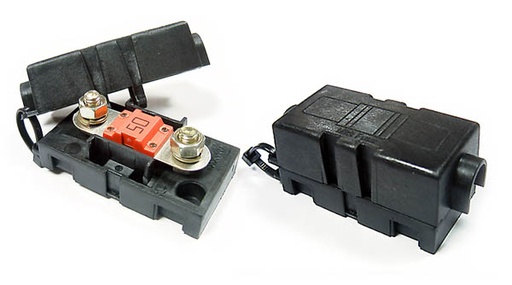 [0498900.TXN] Fuse holder midi housing: PA66 screw connection M5, 1-pin. (Manufacturer: Littelfuse) 