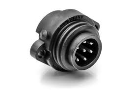[C01630C00610012] Circular connector 6+PE - pin contacts - solder connection - IP67