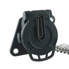 [6.65301.000-B] Trailer socket 24 V, 15-pin, ADR, according to ISO 12 098, with crimp contact pins and black cover