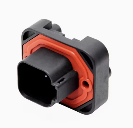 [DT15-6PB] Connector housing series DT15-6PB - PCB mounting head straight - sealed - black